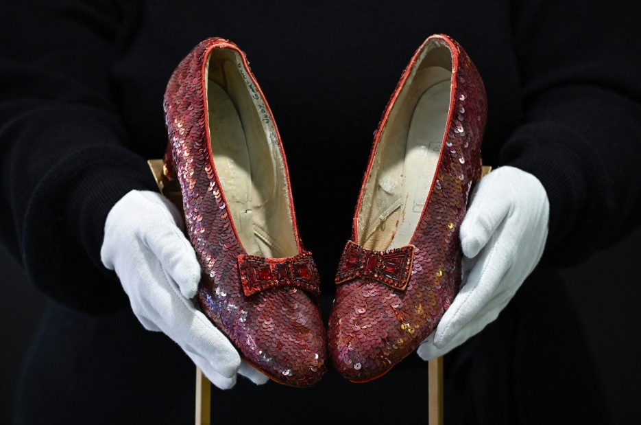 Judy Garland's Ruby Slippers from 'The Wizard of Oz'